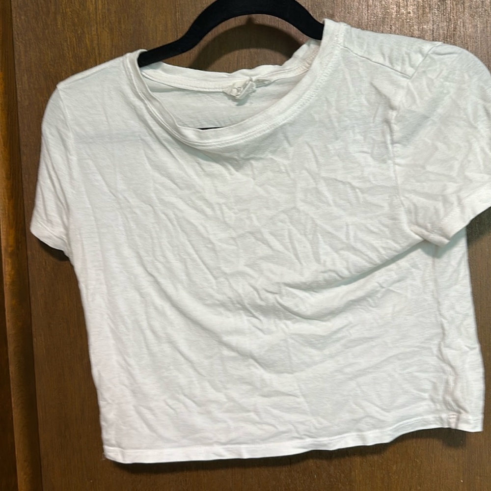 White Crop Top